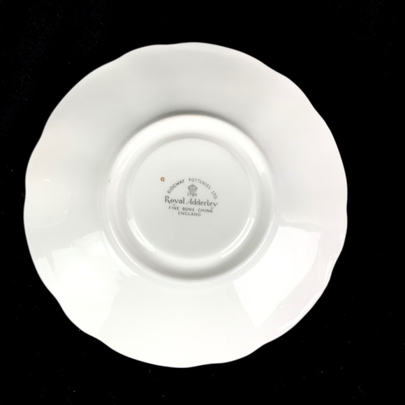 Vtg Royal Adderley Red Rose Cup and Saucer Ridgeway Pottery Excellent Condition - Picture 5 of 10